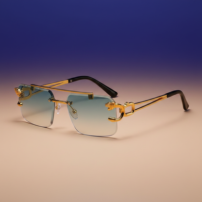SkyFrame™ Luxe – Rimless Double Bridge Sunglasses