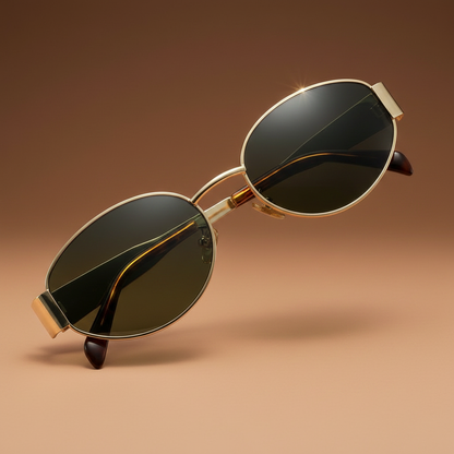LuxOva™ – Retro Oval Sunglasses