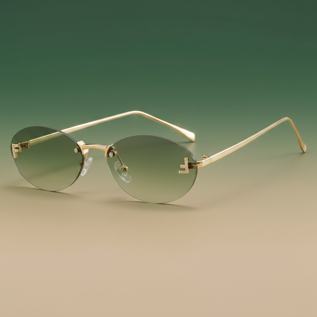 Flektro™ – Rimless Cat-Eye Ovals