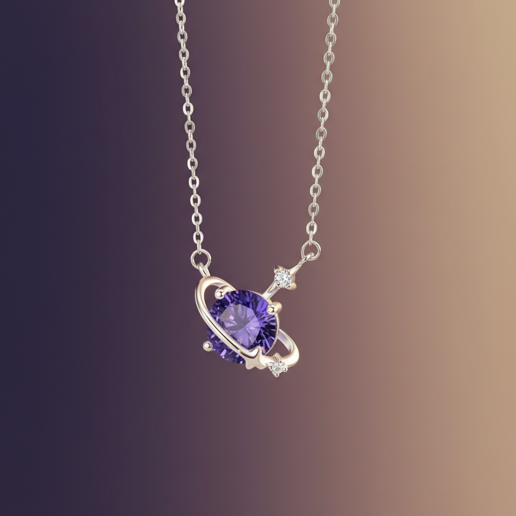 Aura Birthstone Necklace