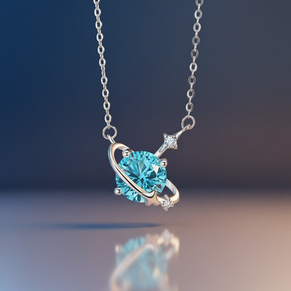 Aura Birthstone Necklace