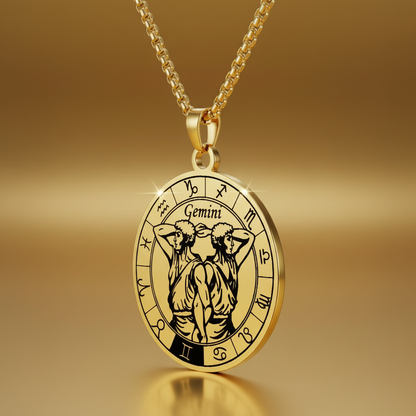 Zodiac Signet Pendant