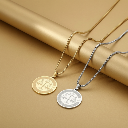 Radiant Gold Zodiac Necklace