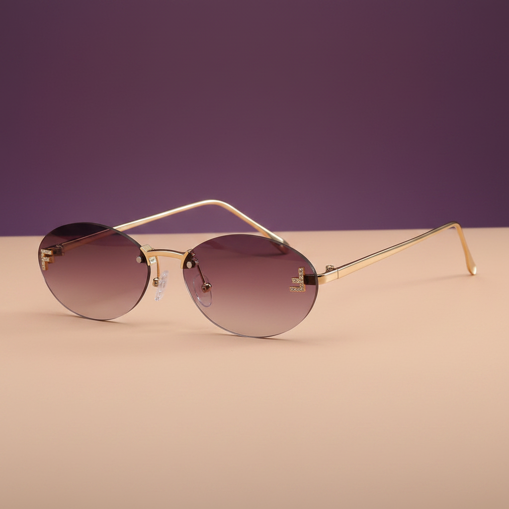 Flektro™ – Rimless Cat-Eye Ovals