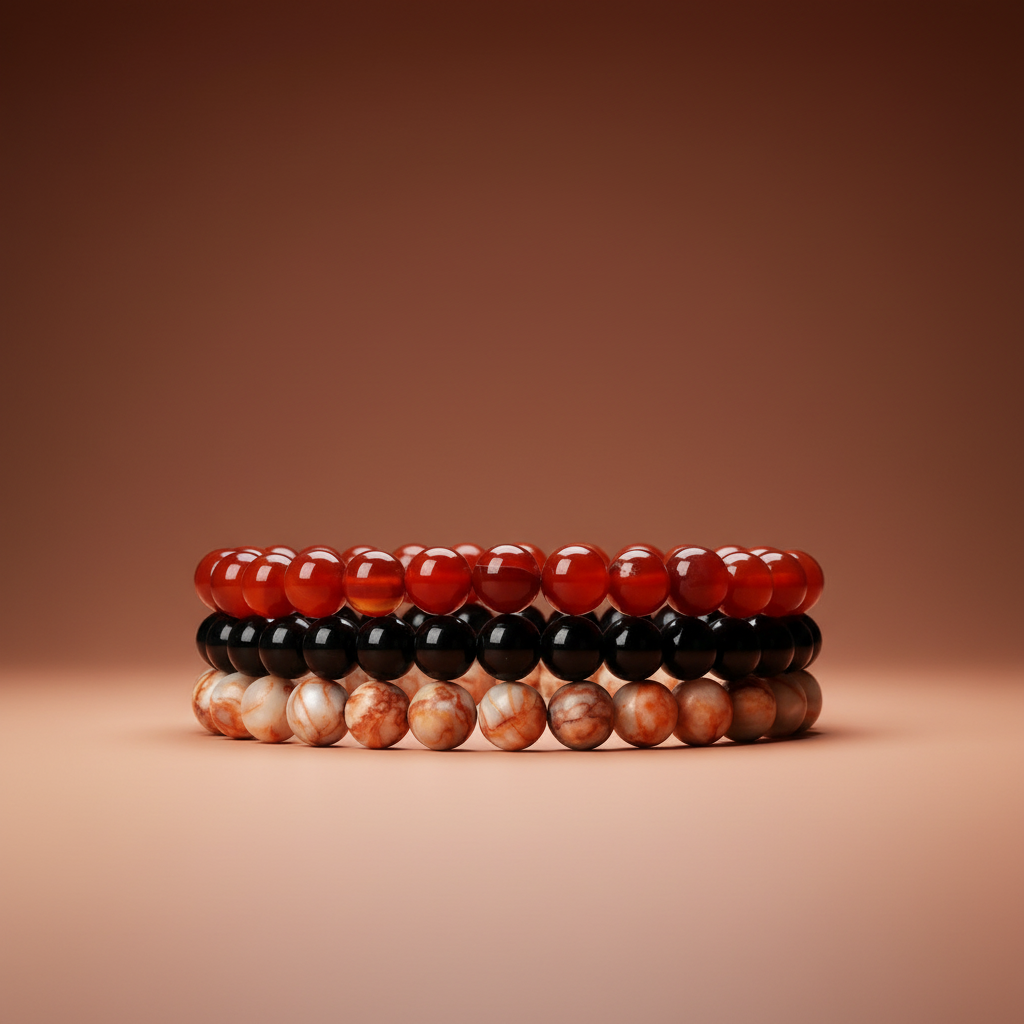 Tiger Eye Trio Bracelet Set