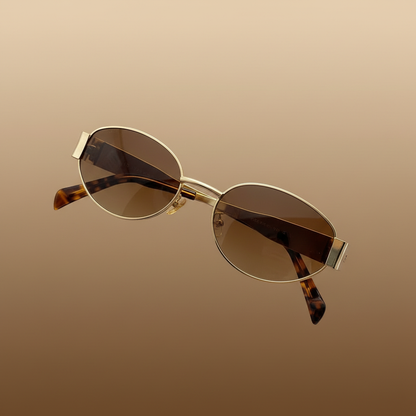 LuxOva™ – Retro Oval Sunglasses