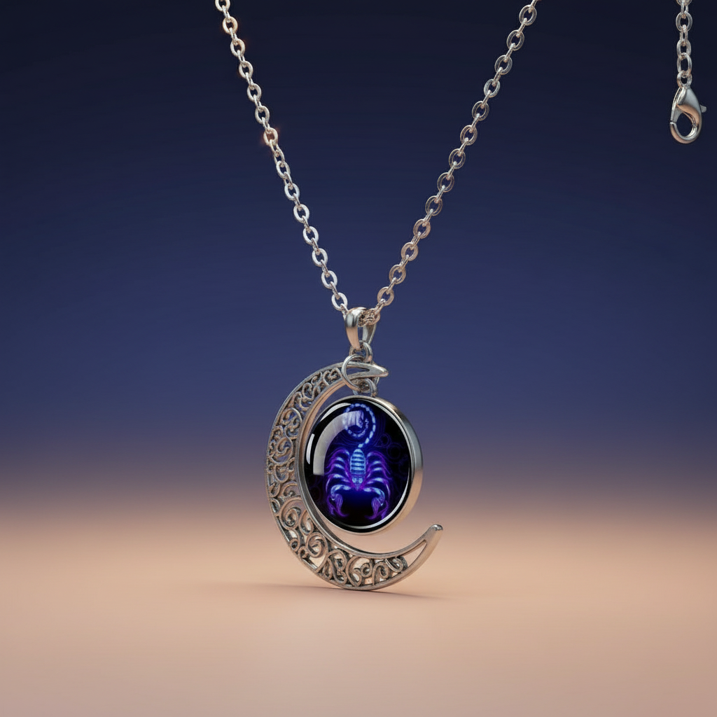 Zodiac Glow Pendant Necklaces