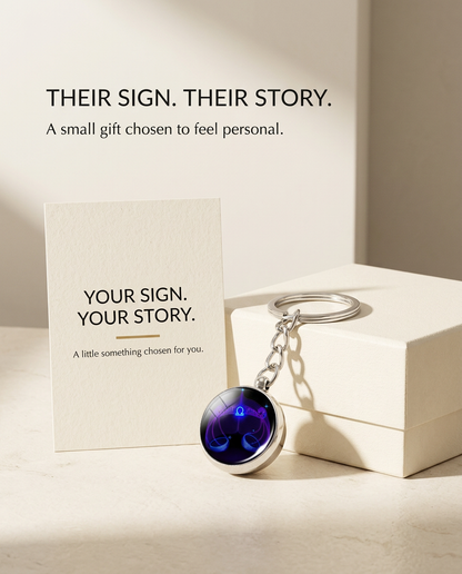 ZodiFeel Orbit Zodiac Keychain