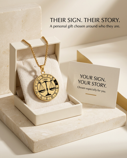 ZodiFeel Heritage Zodiac Medallion Necklace