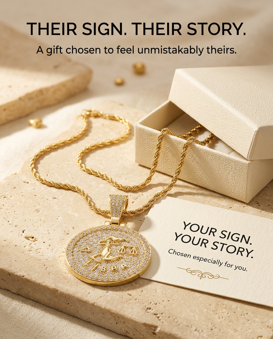 ZodiFeel Radiance Zodiac Medallion Necklace