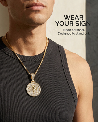 ZodiFeel Radiance Zodiac Medallion Necklace