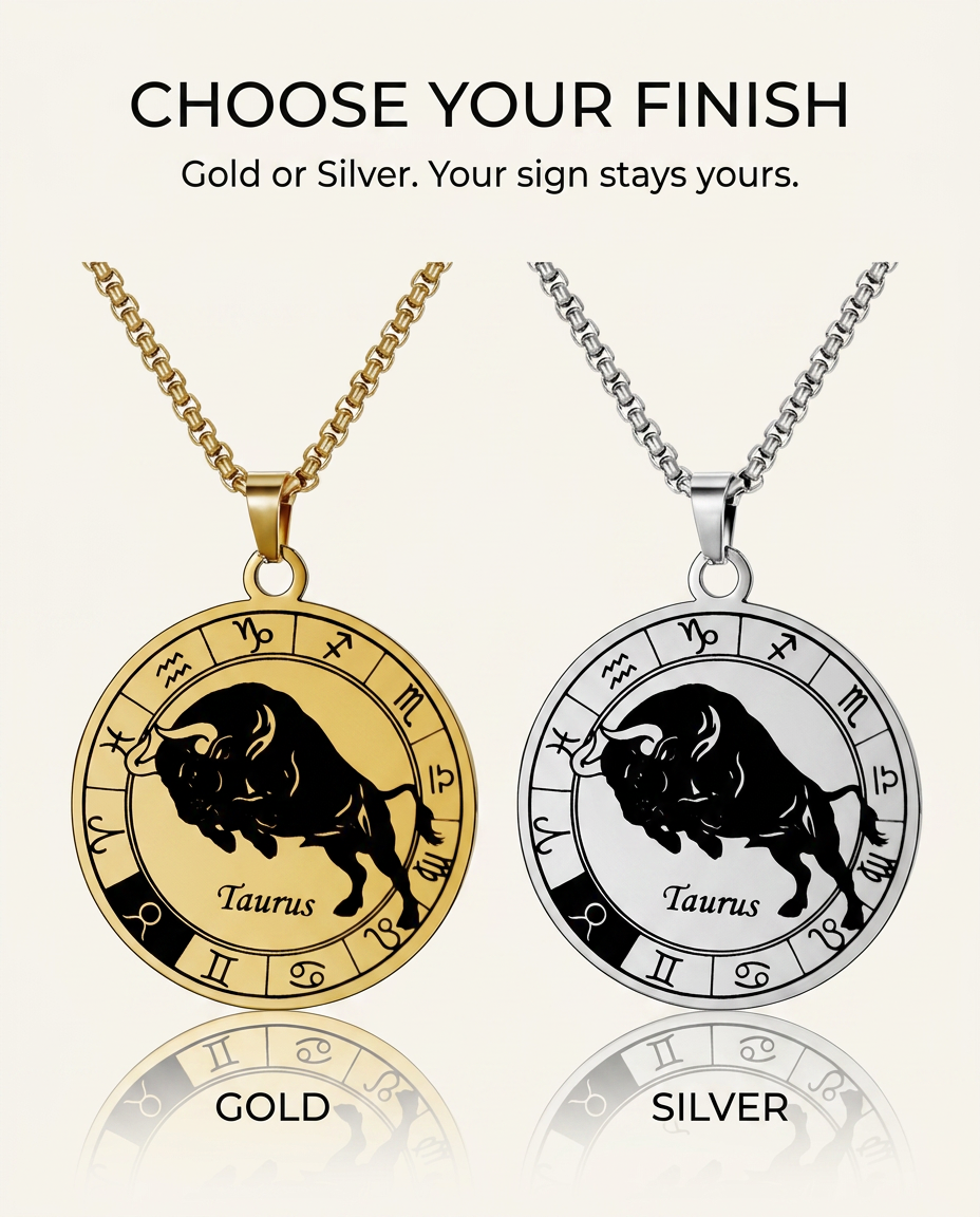 ZodiFeel Heritage Zodiac Medallion Necklace