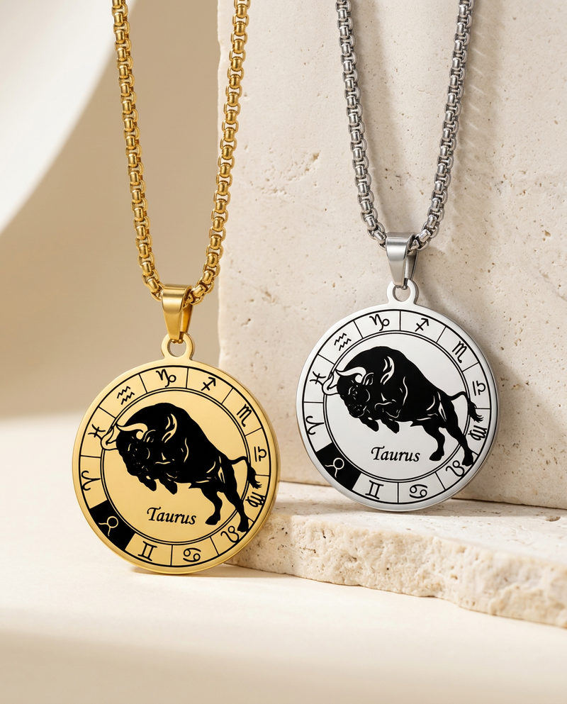 ZodiFeel Heritage Zodiac Medallion Necklace