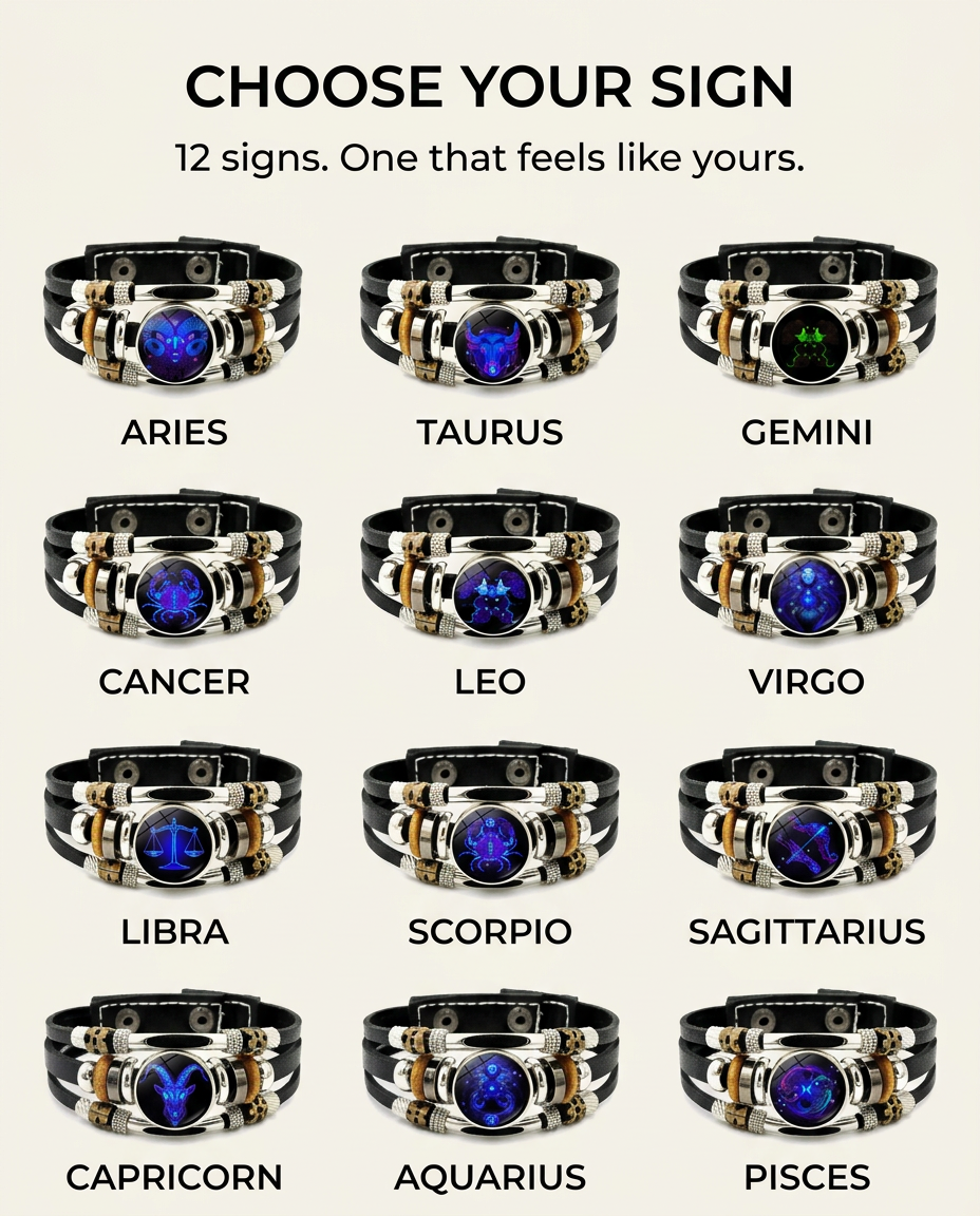 ZodiFeel Eclipse Glow Zodiac Bracelet