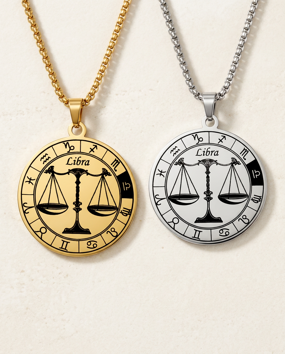 ZodiFeel Heritage Zodiac Medallion Necklace