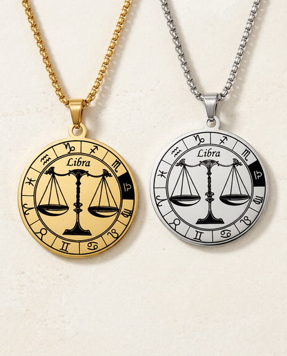 ZodiFeel Heritage Zodiac Medallion Necklace