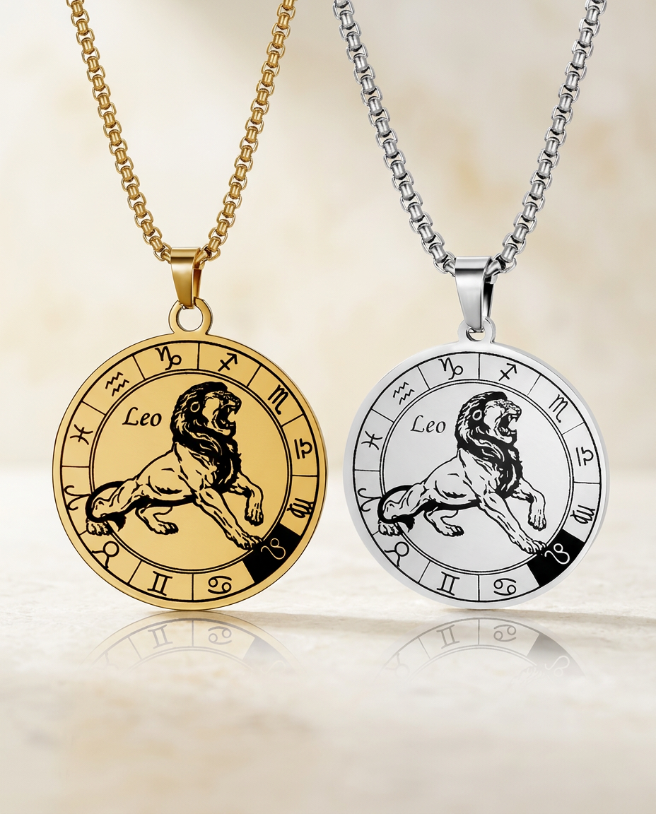 ZodiFeel Heritage Zodiac Medallion Necklace