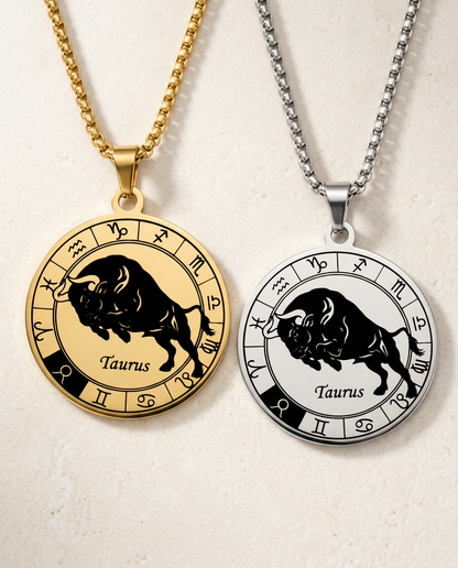 ZodiFeel Heritage Zodiac Medallion Necklace