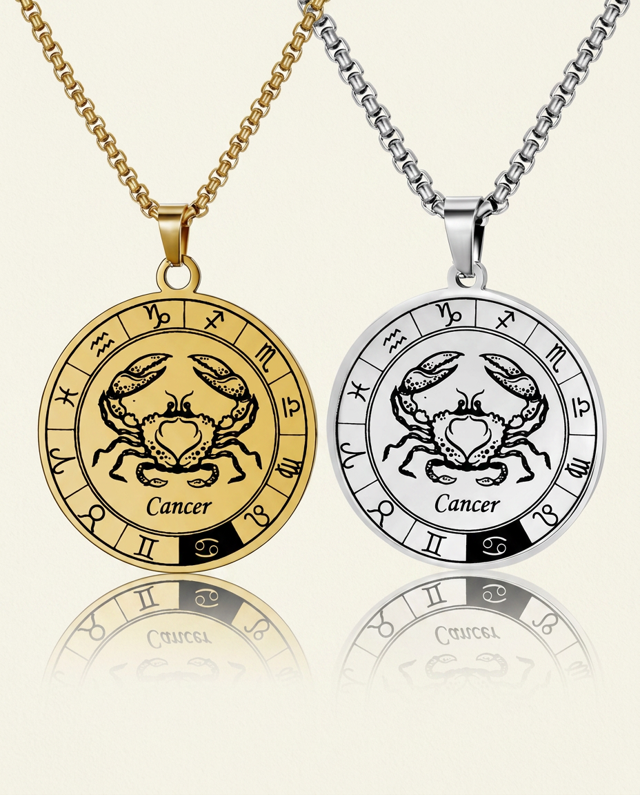 ZodiFeel Heritage Zodiac Medallion Necklace