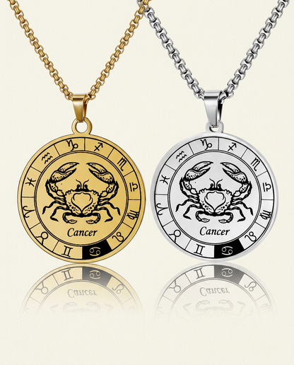 ZodiFeel Heritage Zodiac Medallion Necklace