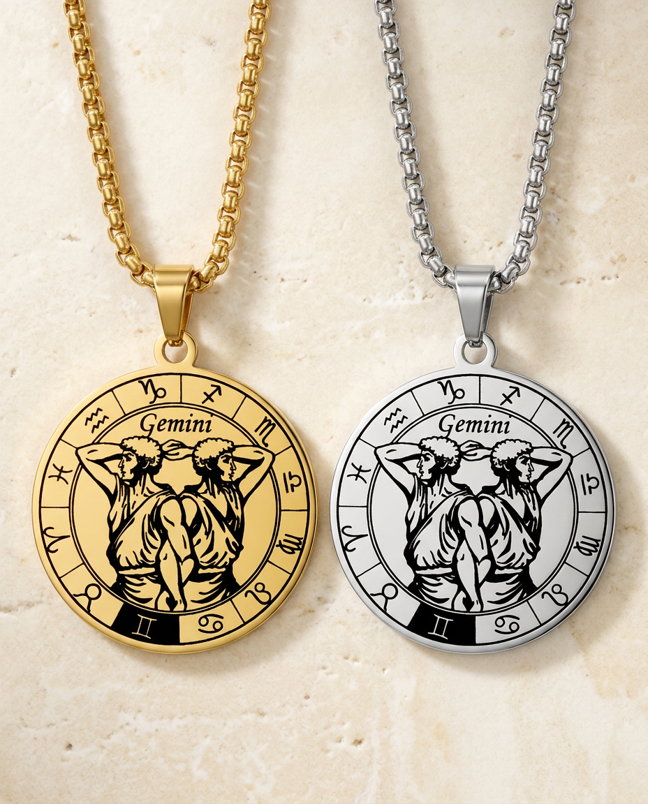 ZodiFeel Heritage Zodiac Medallion Necklace