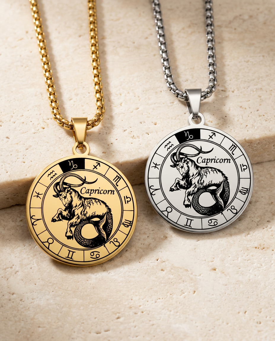 ZodiFeel Heritage Zodiac Medallion Necklace