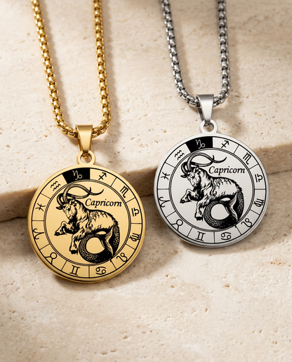 ZodiFeel Heritage Zodiac Medallion Necklace